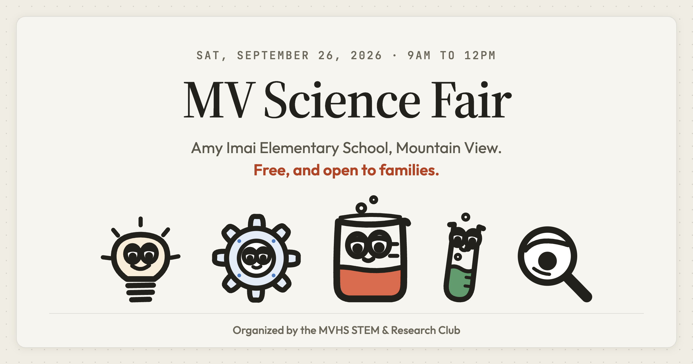 Stuck? Get help | MV Science Fair 2026